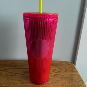 Starbucks Pink Tumbler 24 oz